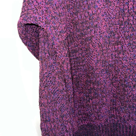 VINTAGE CHRISTIAN DIOR PURPLE KNIT SWEATER - Picture 11 of 13